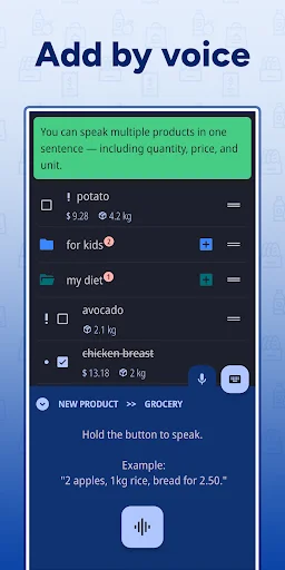 Enchlist: Shopping List ডাউনলোড করুন – মুদি তালিকা ও বাজেট ট্র্যাকার - Screenshot 3