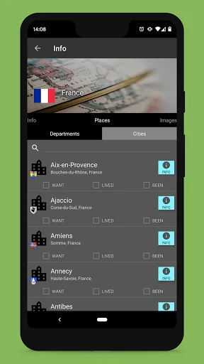 Countries Been ডাউনলোড করুন – আপনার ভ্রমণের তালিকা ট্র্যাক করুন - Screenshot 7