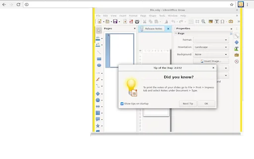 LibreOffice Draw অনলাইন ডাউনলোড করুন – সেরা গ্রাফিক ডিজাইন টুল - Screenshot 1