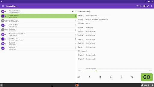 Audio Cues ডাউনলোড করুন – লাইভ পারফরম্যান্সের সেরা অডিও কন্ট্রোল - Screenshot 17
