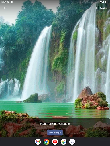 Waterfall GIF Wallpaper ডাউনলোড করুন – সেরা ৩ডি অ্যানিমেটেড ওয়ালপেপার - Screenshot 12