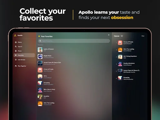 Apollo: Music Tuned to You ডাউনলোড করুন – সেরা মিউজিক অভিজ্ঞতা - Screenshot 10