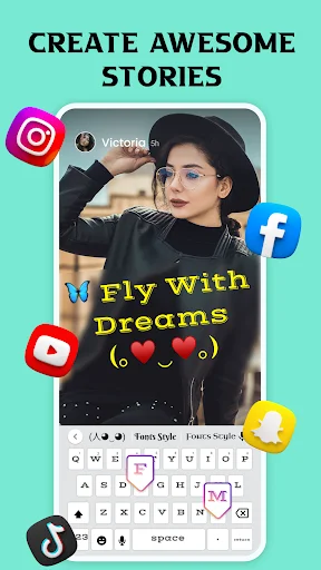 Stylish Text & Keyboard Themes ডাউনলোড করুন – স্টাইলিশ ফন্ট ও থিম - Screenshot 22