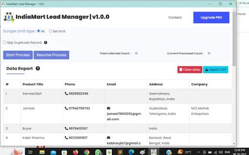 IndiaMART Lead Manager ডাউনলোড করুন – লিড এক্সপোর্ট সহজ করুন - Screenshot 1