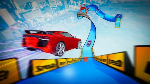 Car Stunts: Stunt Driving Game ডাউনলোড করুন – মেগা র‍্যাম্প রেসিং - Screenshot 4