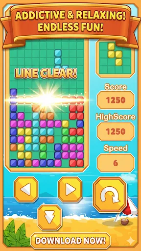 Classic Brick: Falling Blocks ডাউনলোড করুন – সেরা রেট্রো পাজল গেম - Screenshot 4