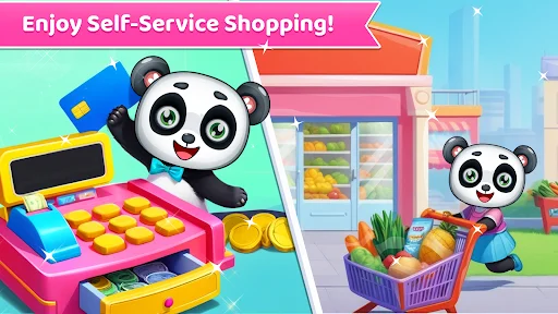 Panda Supermarket Cashier Game ডাউনলোড করুন – সেরা শিক্ষামূলক গেম - Screenshot 11