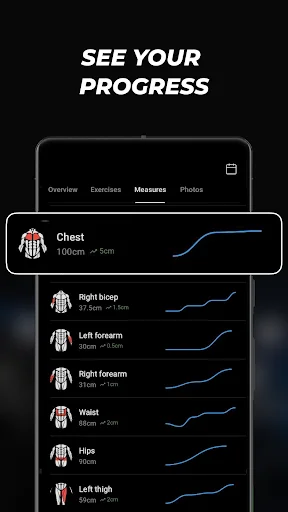 Lyfta Gym Log Workout Tracker ডাউনলোড করুন – সেরা জিম ট্র্যাকার - Screenshot 8