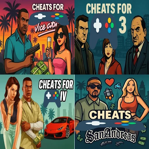 Cheats for all GTA ডাউনলোড করুন – সেরা গেম চিট কোড সংগ্রহ - Screenshot 8
