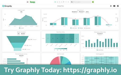 Graphly ডাউনলোড করুন – Keap-এর জন্য সেরা রিপোর্টিং টুল - Screenshot 2