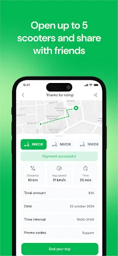 NG Scooter ডাউনলোড করুন – দ্রুত এবং সহজ যাতায়াতের নতুন উপায় - Screenshot 3