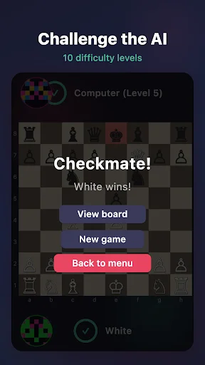 Realtime Chess ডাউনলোড করুন – অনলাইন PvP ও স্মার্ট AI সহ দ্রুত দাবা - Screenshot 5