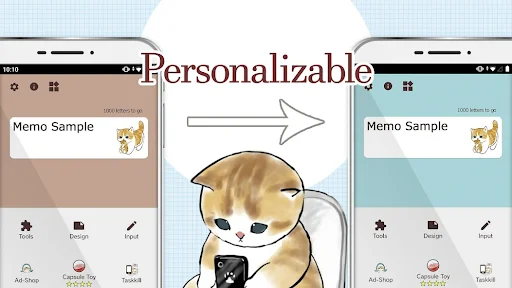 Download Cute Cat Mochi Notepad – Cute Stickers for Notes - Screenshot 5