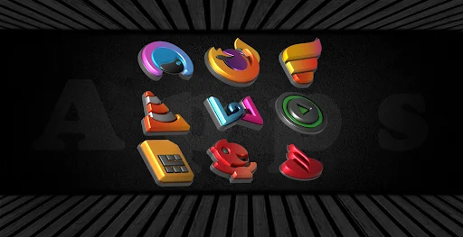 Auric Dark – 3D Icon Pack ডাউনলোড করুন – প্রিমিয়াম আইকন - Screenshot 17
