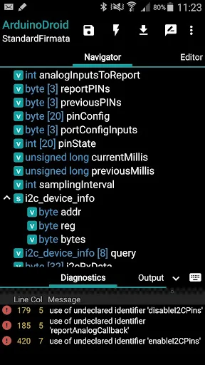 ArduinoDroid ডাউনলোড করুন – অ্যান্ড্রয়েডে Arduino প্রোগ্রামিং শিখুন - Screenshot 2