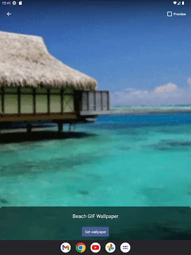 Beach GIF Wallpaper ডাউনলোড করুন – সমুদ্রের ঢেউয়ের লাইভ ওয়ালপেপার - Screenshot 7