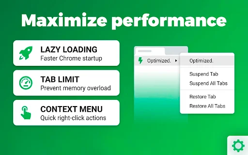 Optimized – RAM Manager: Reduce Chrome Memory Usage Instantly - Screenshot 2