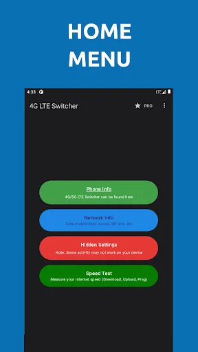 4G LTE Switcher 2 ডাউনলোড করুন – নেটওয়ার্ক সেটিংস পরিবর্তন করুন - Screenshot 11