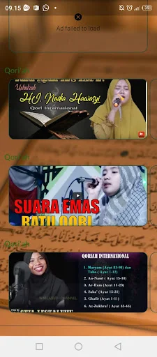 Qoriah Putri Internasional ডাউনলোড করুন – সেরা কোরআন তেলাওয়াত - Screenshot 14