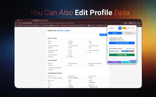 Indian Visa Autofill Pro ডাউনলোড করুন – দ্রুততম ভিসা আবেদন - Screenshot 4