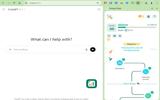 Mendo Web ডাউনলোড করুন – AI চ্যাট এবং শিক্ষার সেরা টুল - Screenshot 1