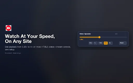 Video Speeder ডাউনলোড করুন – ভিডিও প্লেব্যাক স্পিড কন্ট্রোল করুন - Screenshot 1