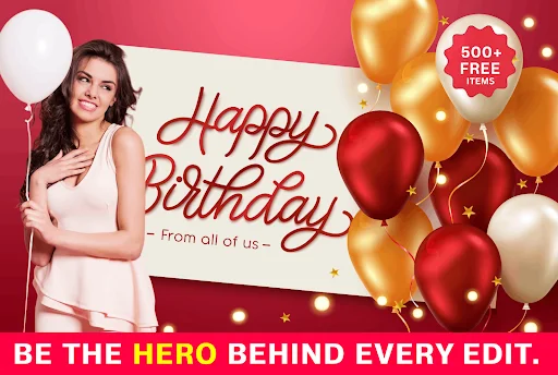 Happy Birthday Photo Frame ডাউনলোড করুন – সেরা বার্থডে ভিডিও মেকার - Screenshot 1