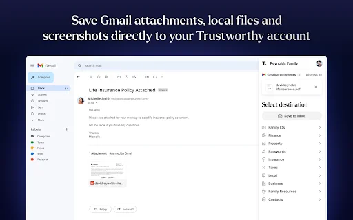 Trustworthy ডাউনলোড করুন – Gmail ফাইল সেভ করার সেরা টুল - Screenshot 1