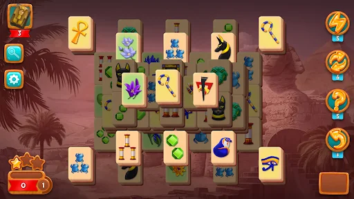 Mahjong Riddles: Egypt ডাউনলোড করুন – প্রাচীন মিশরের রহস্য উন্মোচন - Screenshot 3