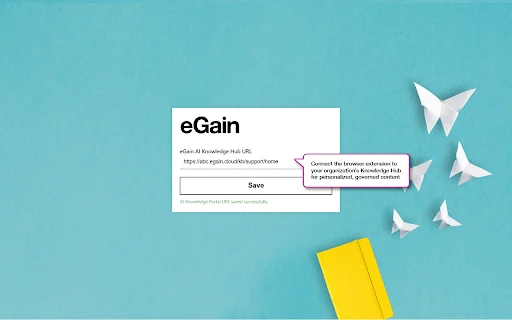 eGain AI Knowledge Hub ডাউনলোড করুন – ব্রাউজারে দ্রুত উত্তর - Screenshot 1