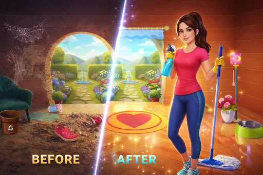House Cleaning: Girl Cleanup ডাউনলোড করুন – সেরা ঘর পরিষ্কারের গেম - Screenshot 17