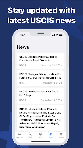 US Immigration Case Tracker ডাউনলোড করুন – USCIS কেস স্ট্যাটাস আপডেট - Screenshot 4
