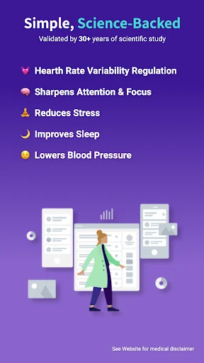 Cardiac Coherence Breathing অ্যাপ ডাউনলোড করুন – মানসিক প্রশান্তি ও স্বাস্থ্যের জন্য সেরা - Screenshot 8