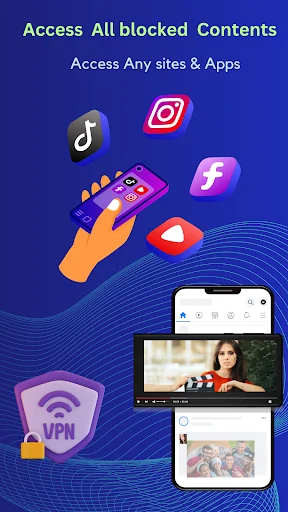 VPN Proxy Unblock Websites ডাউনলোড করুন – দ্রুত এবং নিরাপদ ব্রাউজিং - Screenshot 16