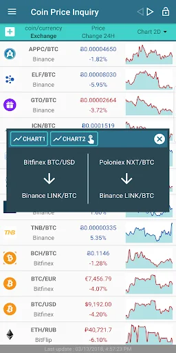 Coin Price Inquiry ডাউনলোড করুন – সেরা ক্রিপ্টো রেট অ্যাপ - Screenshot 7