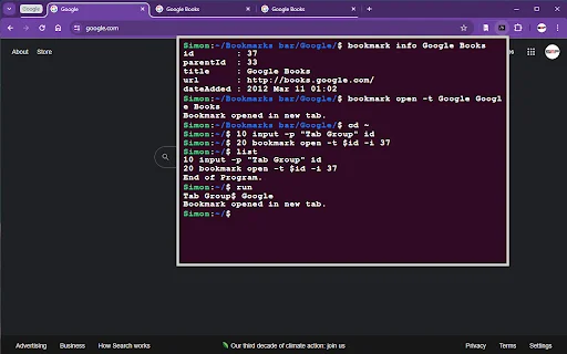 Chrome Terminal ডাউনলোড করুন – ব্রাউজারের জন্য কমান্ড লাইন টুল - Screenshot 3
