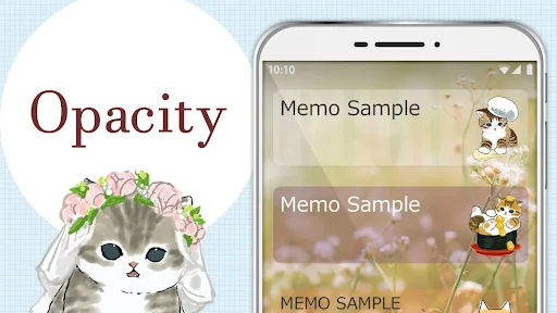 Download Cute Cat Mochi Notepad – Cute Stickers for Notes - Screenshot 3