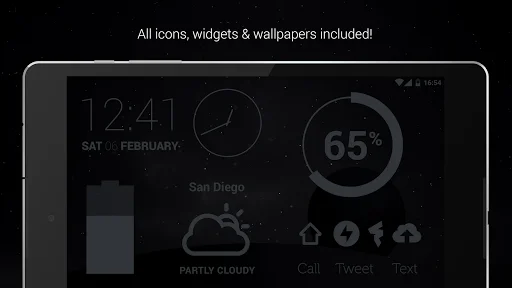 Murdered Out Pro – Black Icons ডাউনলোড করুন – সেরা আইকন প্যাক - Screenshot 14