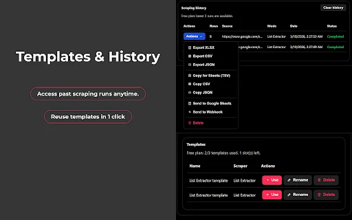Web Data Scraper ডাউনলোড করুন – সহজে ডাটা এক্সট্রাক্ট করুন - Screenshot 5