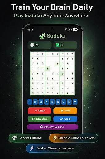 Sudoku JustFun Daily MindGames ডাউনলোড করুন – সেরা ফ্রি ব্রেইন গেমস - Screenshot 2