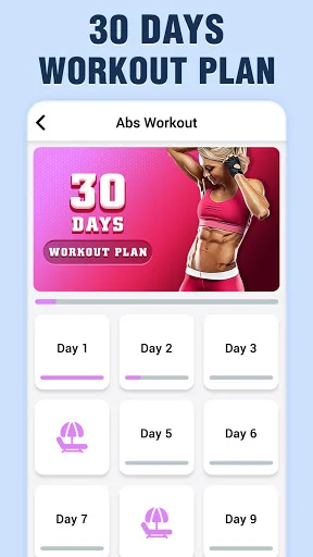 Abs Workout: Burn Belly Fat ডাউনলোড করুন – ৩০ দিনে সিক্স প্যাক - Screenshot 1