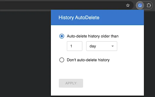 History AutoDelete ডাউনলোড করুন – স্বয়ংক্রিয় ব্রাউজিং হিস্ট্রি ক্লিনার - Screenshot 2