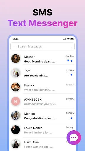Messenger: Text SMS & Launcher ডাউনলোড করুন – সেরা মেসেজিং অ্যাপ - Screenshot 2