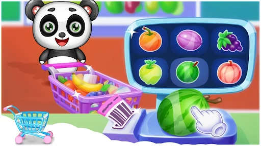 Panda Supermarket Cashier Game ডাউনলোড করুন – সেরা শিক্ষামূলক গেম - Screenshot 2