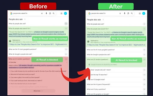 Disable Google AI Search ডাউনলোড করুন – গুগল এআই রেজাল্ট সরান - Screenshot 3