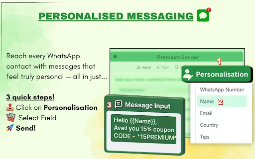 WA Bulk Message Sender ডাউনলোড করুন – সেরা হোয়াটসঅ্যাপ মার্কেটিং টুল - Screenshot 3