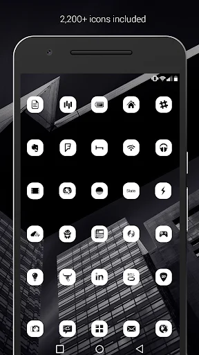 Pasty – White Icon Pack ডাউনলোড করুন – সেরা মিনিমালিস্ট আইকন - Screenshot 2