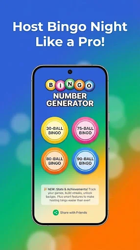Bingo Number Generator ডাউনলোড করুন – সেরা বিঙ্গো কলিং অ্যাপ - Screenshot 1