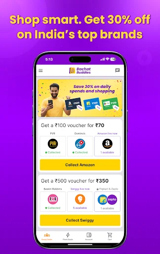 BachatBuddies ডাউনলোড করুন – সেরা ডিল ও ডিসকাউন্ট অফার - Screenshot 2