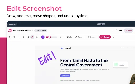 Full Page Screenshot ডাউনলোড করুন – সেরা ওয়েব পেজ ক্যাপচার টুল - Screenshot 3
